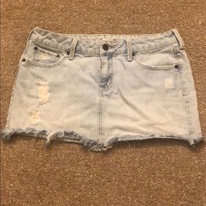 Mini Jean skirt
